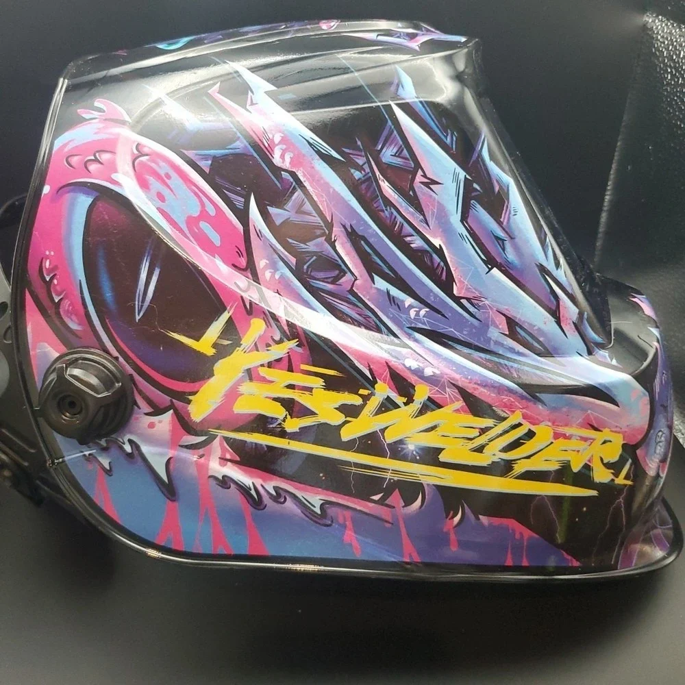 YESWELDER LY600 Auto-Darkening Welding Mask Cyberpunk 4/9-13 Shade W/ Grind Mode